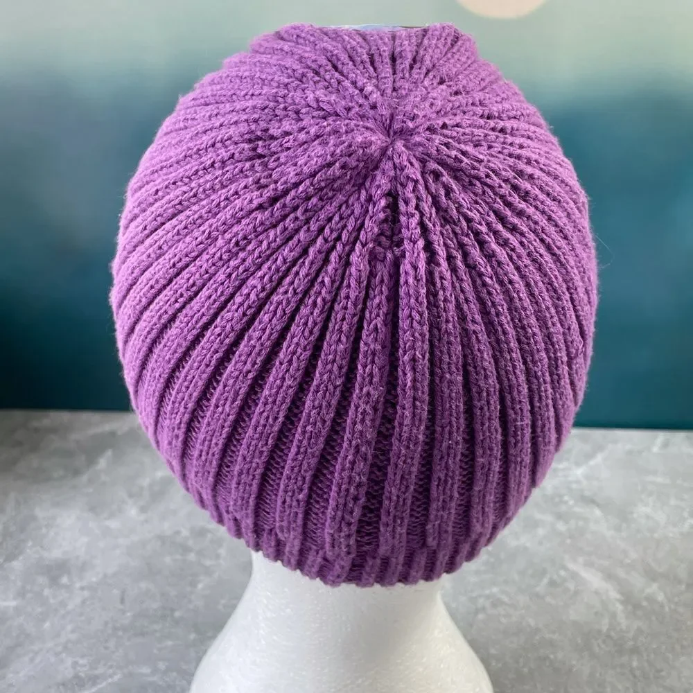 Kids Disney Tinkerbell & Friends Purple Beanie Cap